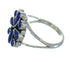 Silver Lapis Ring Size 7-1/4 AX89745